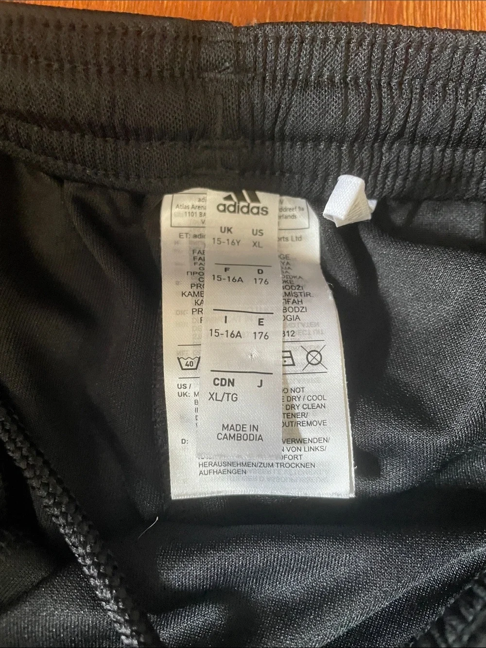 adidas Black Men's Athletic Training Shorts with Logo